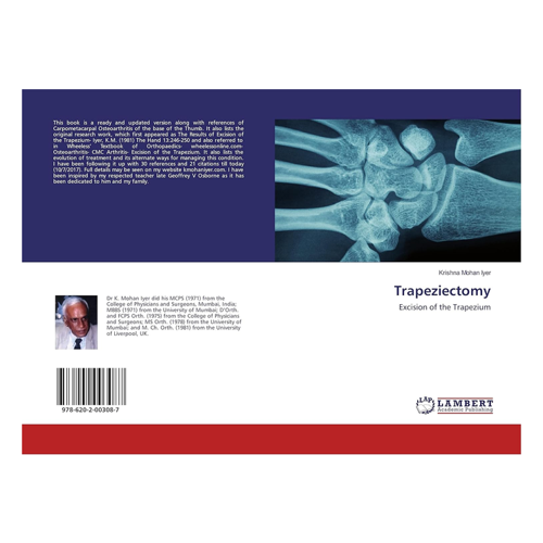 Bild von Trapeziectomy: Excision of the Trapezium von Dr. K. Mohan Iyer