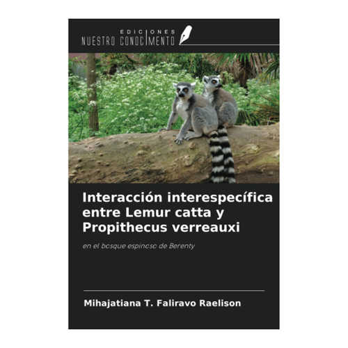 Bild von Interacción interespecífica entre Lemur catta y Propithecus verreauxi