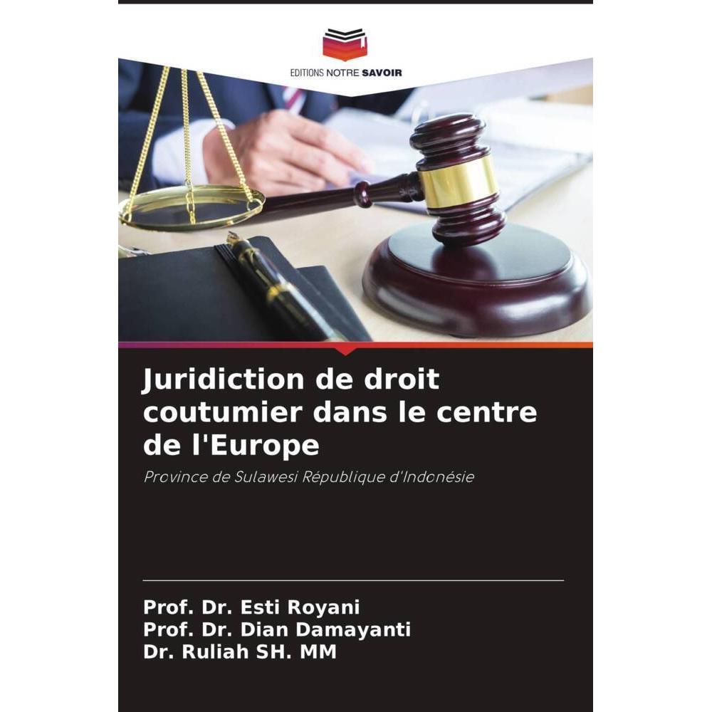 Bild von Royani, Esti: Juridiction de droit coutumier dans le centre de l'Europe