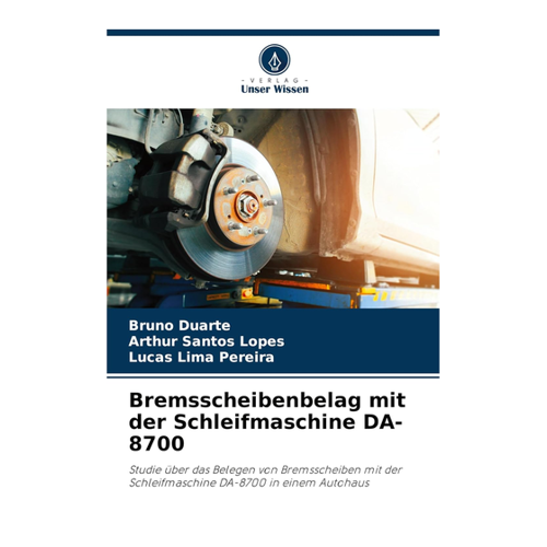 Bild von Bremsscheibenbelag mit der Schleifmaschine DA-8700