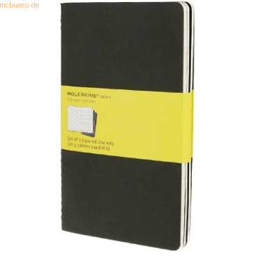 Bild von MOLESKINE Notizheft, Cahier 3er Set - mit Kartoneinband - 70g-Papier
