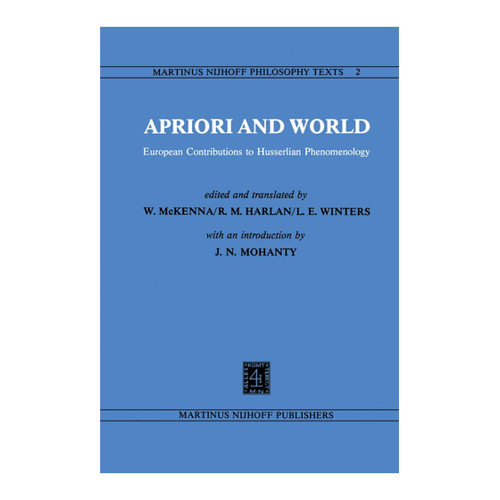 Bild von Apriori and World: European Contributions to Husserlian Phenomenology