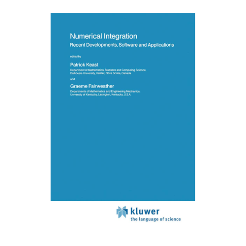 Bild von Numerical Integration: Recent Developments, Software and Applications