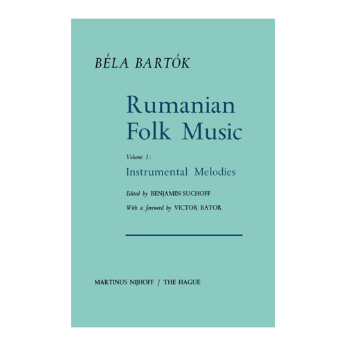 Bild von Bela Bartok: Rumanian Folk Music - Instrumental Melodies