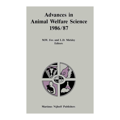 Bild von Advances in Animal Welfare Science 1986/87