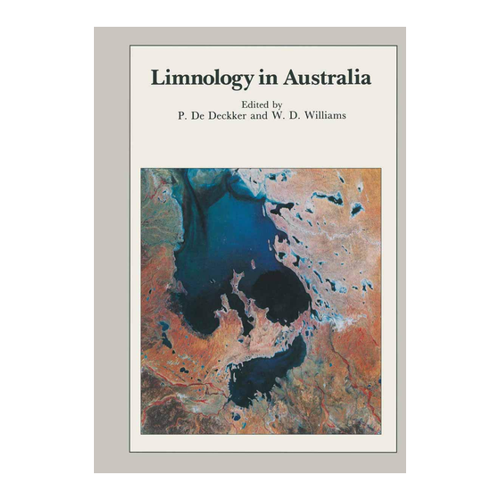Bild von Limnology in Australia (Monographiae Biologicae, Band 61)