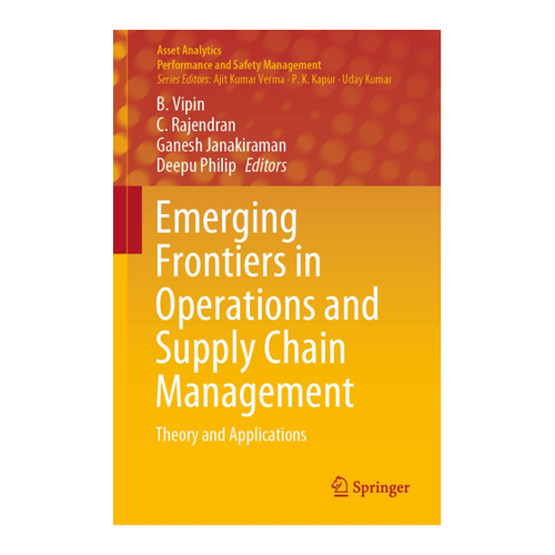 Bild von Emerging Frontiers in Operations and Supply Chain Management: Theory and Applications