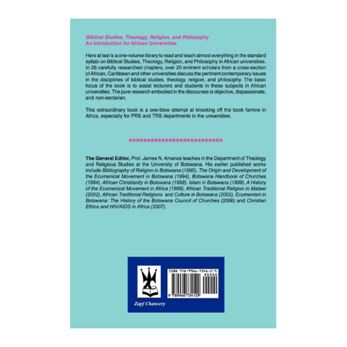 Bild von Biblical Studies, Theology, Religion and Philosophy: An Introduction for African Universities