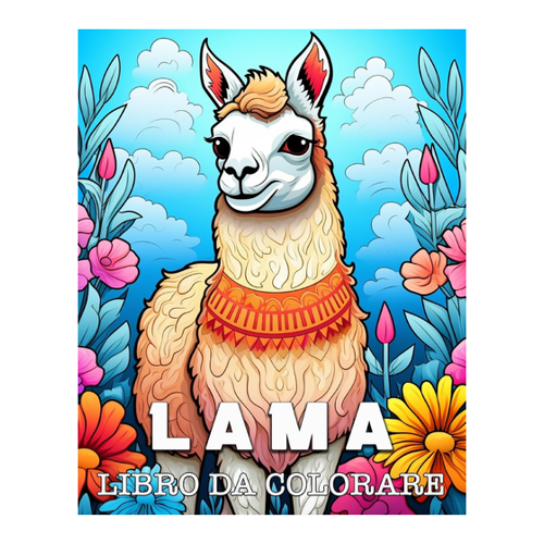 Bild von Lama Libro da Colorare: Ein buntes Vergnügen für Tierliebhaber