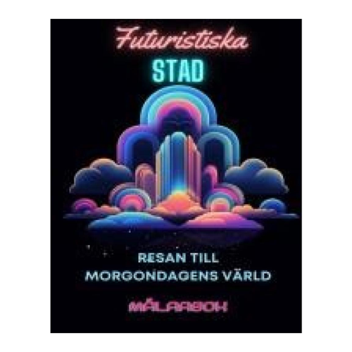 Bild von Färgläggningsäventyr för vuxna bland futuristiska urbana underverk Målarbok