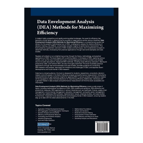 Bild von Data Envelopment Analysis (DEA) Methods for Maximizing Efficiency