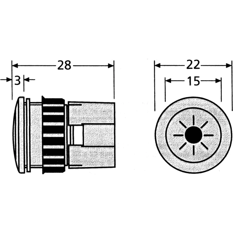 Bild von Lichtknopf 97.9.85063    Beleuchtbar