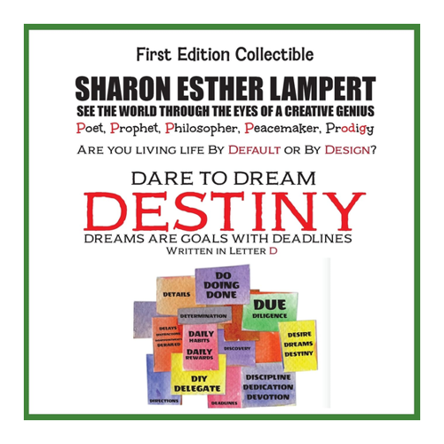 Bild von Lampert, Sharon Esther: DESTINY Dare to Dream - Written in Letter D