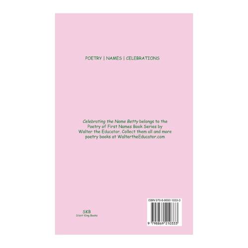 Bild von Celebrating the Name Betty (The Poetry of First Names Book), Walter the Educator