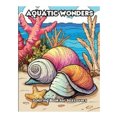 Bild von Aquatic Wonders: Malbuch für Meeresliebhaber