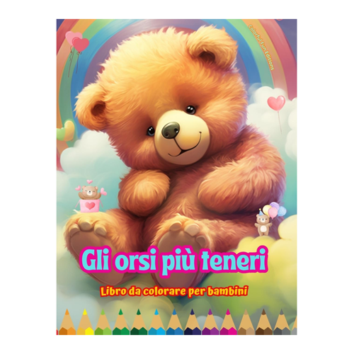 Bild von Editions, Colorful Fun: Gli orsi più teneri - Libro da colorare per bambini