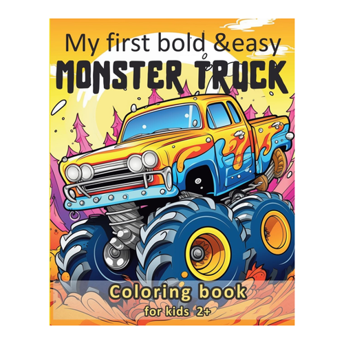 Bild von My first bold and easy Monster Truck - Malbuch für Kinder ab 2 Jahren