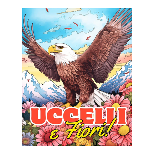 Bild von Libro da Colorare Uccelli e Fiori vol.3 – Entspannung durch kreatives Gestalten
