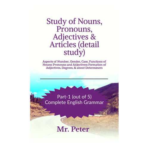Bild von Peter: Study of Nouns, Pronouns, Adjectives & Articles - Detail Study