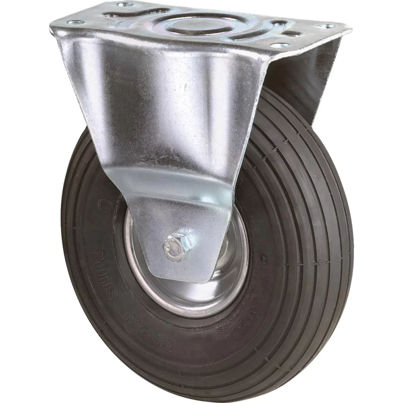 Bild von Bockrolle 200mm L410.C90 Platte;Luftrad;RL L410.C90.200