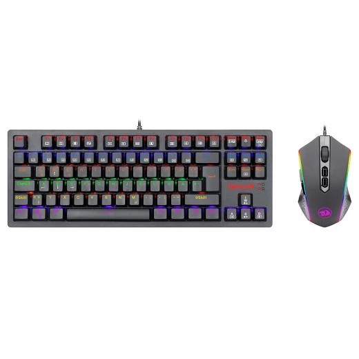 Bild von Redragon S113-KN Gaming Keyboard Mouse Combo, Rainbow Mechanical Keyboard, Deutsches QWERTZ-Layout Und RGB-Maus