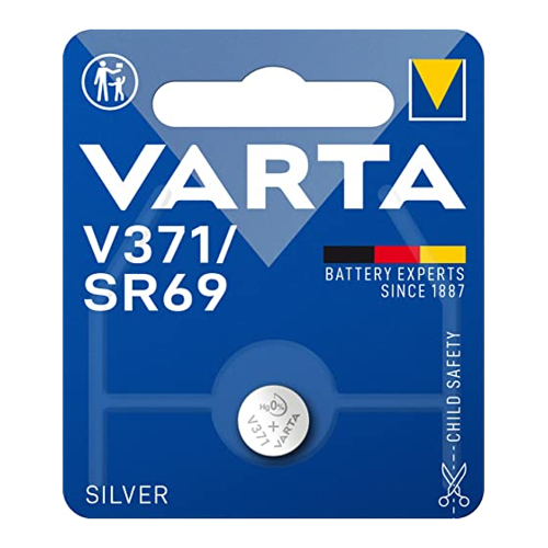 Bild von Varta 3x Watch V 371 Uhrenzelle Knopfzelle SR 920 SW V371 Silber-Oxid 30 mAh 1,55 V 1er Blister V 371