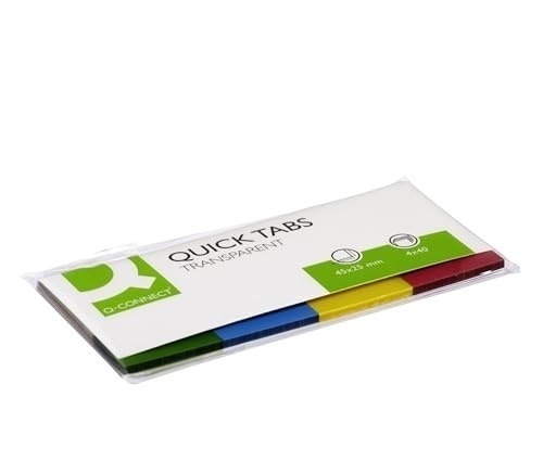 Bild von Haftmarker Transparent - 25 x 45 mm, 4 x 40 Streifen