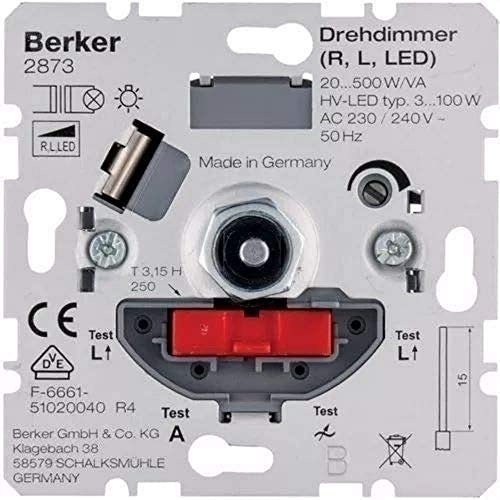 Bild von Berker Drehdimmer 20-500W/VA 2873