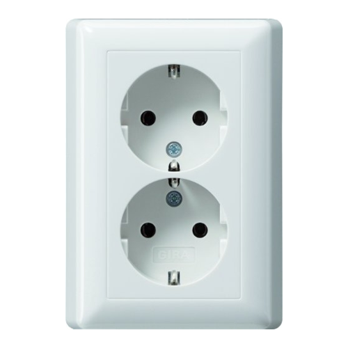Bild von Gira Schuko-Doppelst.ds. rws-gl 078003