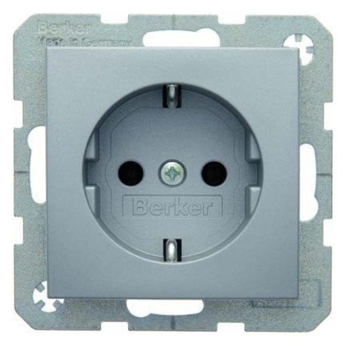 Bild von Berker Schuko-Steckd.alu matt 47431404