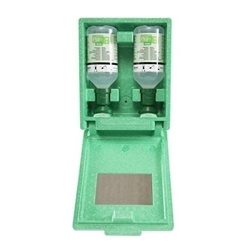 Bild von Augenspülstation Plum - 2x 500 ml, inkl. Wandbox