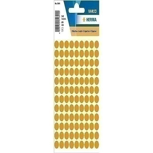 Bild von 1844 Vielzwecketiketten - orange, Ø 8 mm, matt, 540 Stück