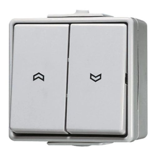Bild von Jung Jalousie-Wippschalter ws 10AX 250V Sch.1-pol. 609 VW - 609VW