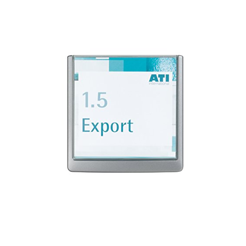 Bild von Türschild CLICK SIGN, Alu, 149 x 148,5 mm, Transparent