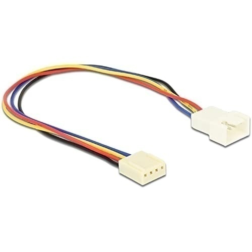Bild von Delock Lüfteranschluss 4pin Stecker-Buchse 20 cm Verlängerung