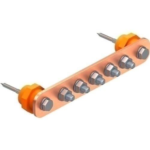 Bild von OBO Bettermann Vertr Potentialausgleichsschiene BigBar/10 Anschl. 1802 10 CU - 5015842