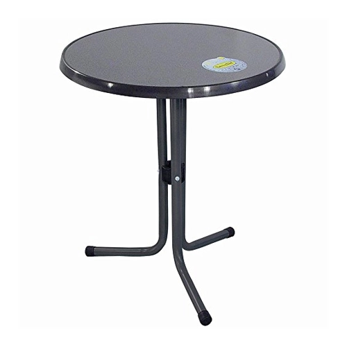 Bild von MFG Bistrotisch Ø 60 cm, anthrazit, 3-Bein-Gestell, Platte Punti