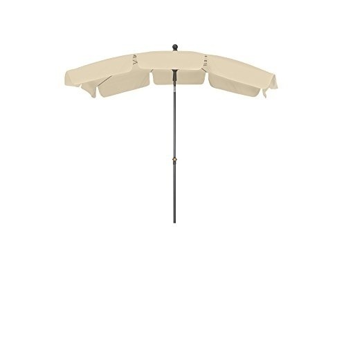 Bild von SIENA GARDEN Schirm Tropico 2,1x1,4 m, eckig, natur, Gestell anthrazit / Polyester