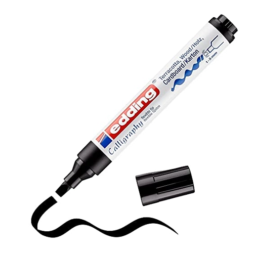 Bild von 1455 calligraphy marker schwarz