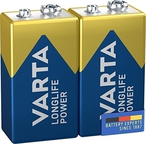 Bild von Varta Longlife Power Alkaline 9V Batterie 2er Blister 4922