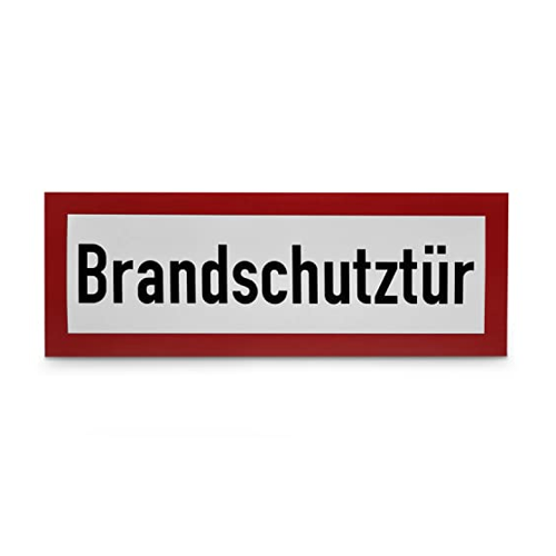 Bild von Hinweisschild für die Feuerwehr »Brandschutztür«