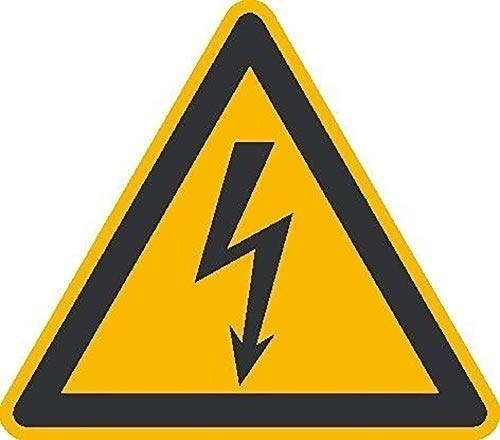 Bild von Warnschild »Warnung vor elektrischer Spannung«