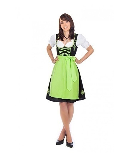 Bild von Mini Dirndl schwarz grün