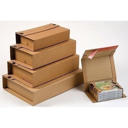 Bild von Klassische Versandverpackung zum Wickeln 455x320x70 mm (A3), braun