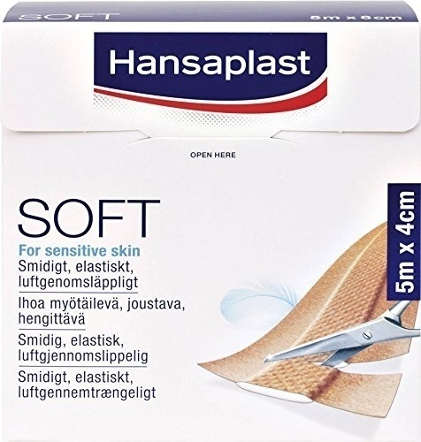 Bild von HANSAPLAST Soft Pflaster 4 cmx5 m Rolle
