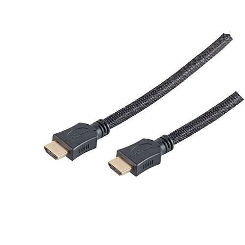 Bild von S-IMPULS HDMI-Kabel, HIGH SPEED with ETHERNET, 2 m, Netz