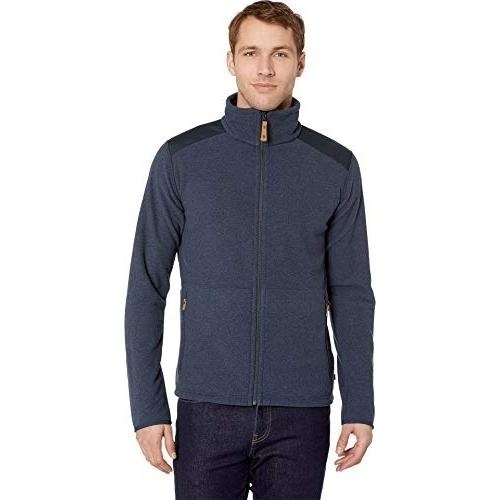 Bild von Fjällräven Sten Fleecejacke Herren Wanderjacke (Dunkelblau XL ) Fleecejacken