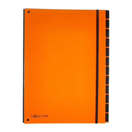 Bild von Pultordner Trend - 12 Fächer, Eckspanngummi, orange