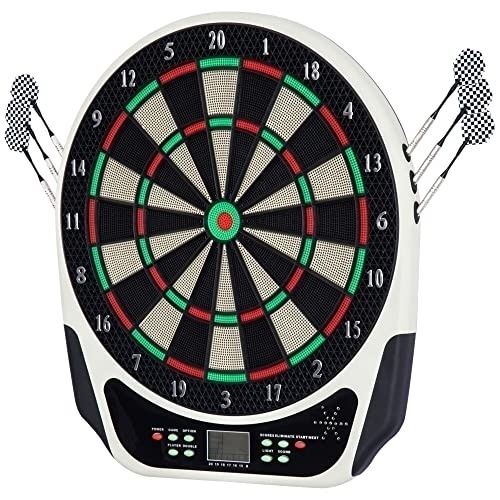 Bild von Elektronische Dartscheibe mit LED-Display für 8 Spieler mehrfarbig 44L x 50B x 3,2H cm