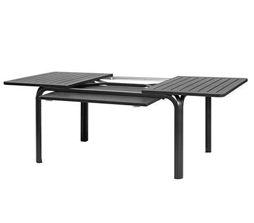 Bild von Nardi Alloro Extensible Gartentisch - 100x140(210) cm - ausziehbar - antracite